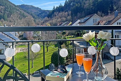 Balkon mit herrlichem Ausblick