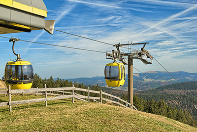 Seilbahn auf den Belchen